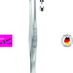 PINZA DE DISECCION STANDAR 14.5 CM RECTA 1x2d CM ERBRICH 01E-006