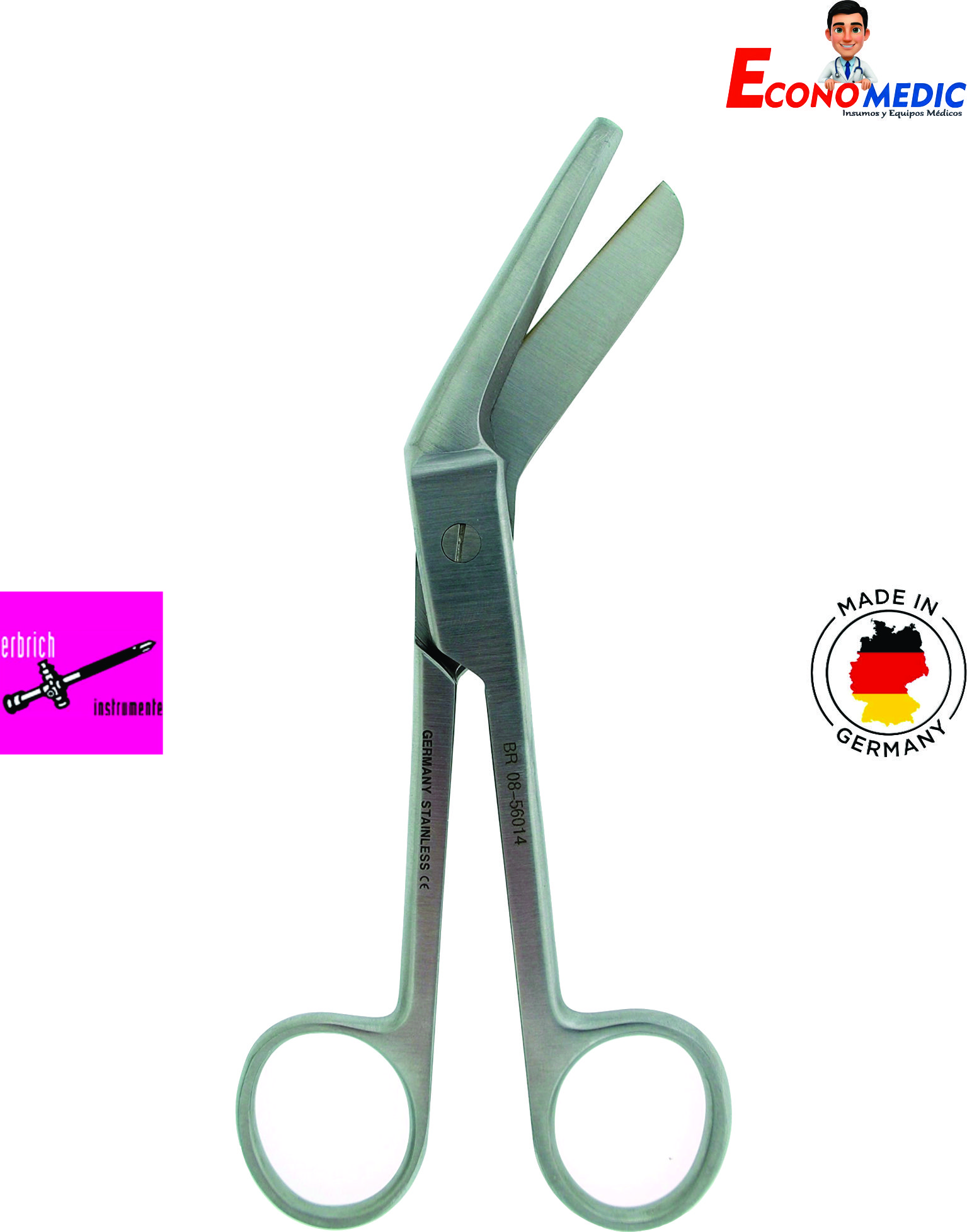 TIJERA PARA EPISIOTOMIA BRAUN-STADLER 14.5 ERBRICH TIJERA PARA EPISIOTOMIA 14.5 CM BRAUN-STADLER ERBRICH 21E-075 - Imagen 1